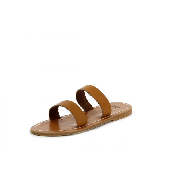 K.jacques Bagatel  Flat Sandals Hawaï Mijares Leather Timeless Flat Sandals Woman