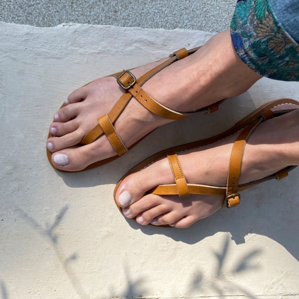 K.jacques Energy-Efficient Pul Natural Leather Flat Sandals Woman Jival  Flat Sandals