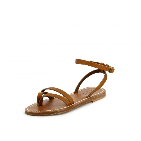 Woman Distinct Pul Natural Leather K.jacques Milana  Flat Sandals Flat Sandals