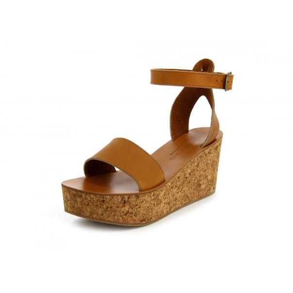 Woman Pul Natural Leather Discounted Wedges Sandals Faret  Wedges Sandals K.jacques