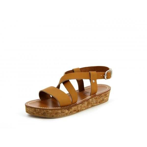 Customized Woman K.jacques Pul Natural Leather Wedges Sandals Fontenay  Wedges Sandals