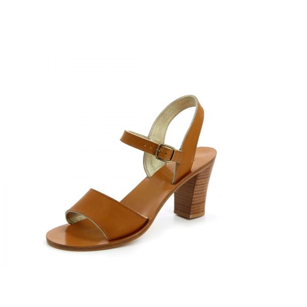 Embody K.jacques Soazic  Stacked Heels Sandals Stacked Heels Sandals Woman Bi Pul Natural Metallic Suede Adzar Leathers