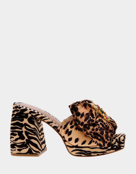 Possie Leopard Multi Women’s Shoes Betsey Johnson Women Leopard Multi