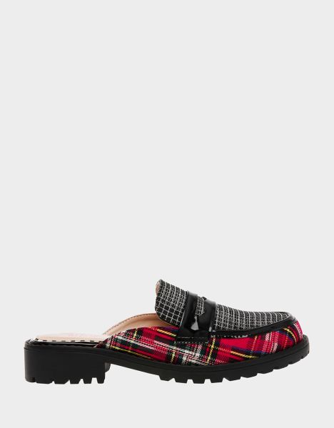 Women’s Shoes Red Plaid Ronin Red Plaid Betsey Johnson Women
