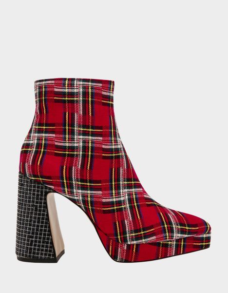 Women’s Shoes Betsey Johnson Red Plaid Raylan Red Plaid Women
