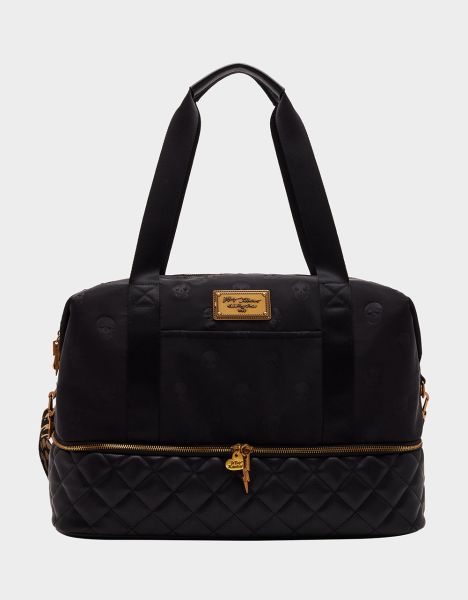 Skullicious Weekender Bag Black Betsey Johnson Women Handbags Black