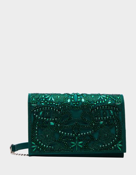 Cut Out Sparkler Bag Emerald Women Betsey Johnson Emerald Handbags