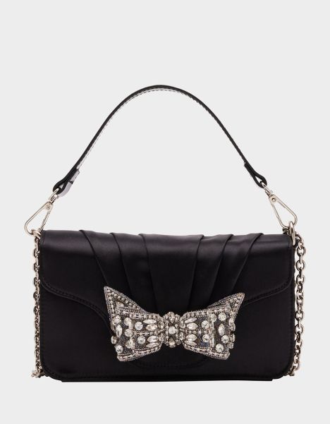 Women 3D Bow Flap Bag Black Handbags Black Betsey Johnson