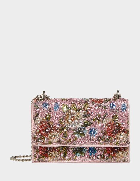 Women Betsey Johnson Sparkler Convertible Bag Floral Multi Floral Multi Handbags