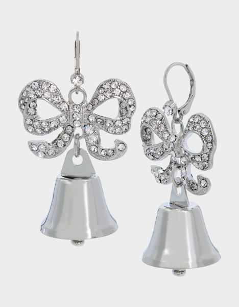 Jewelry Crystal Betsey Johnson Prenup Bell Earrings Crystal Women